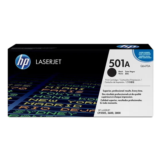 Toner Hp 503a Q6470a Q7581a Q7582a Q7583a Cp3505 3800 Orig