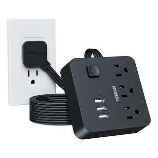 R0x Enchufe De Pared Delgado, Cable De Extensión De 1,5 R0x Enchufe De Pared Delgado, Cable De Extensión De 1,5
