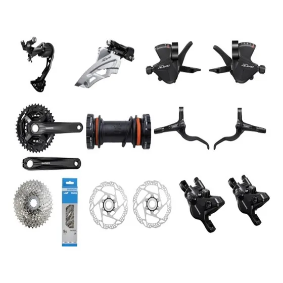 Grupo Shimano Altus M2000 3x9 Vel 11-36t 40-30-22t