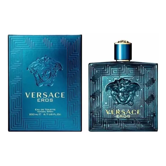 Perfume Versace Hombre Eros Eau De Toilette 200 Ml