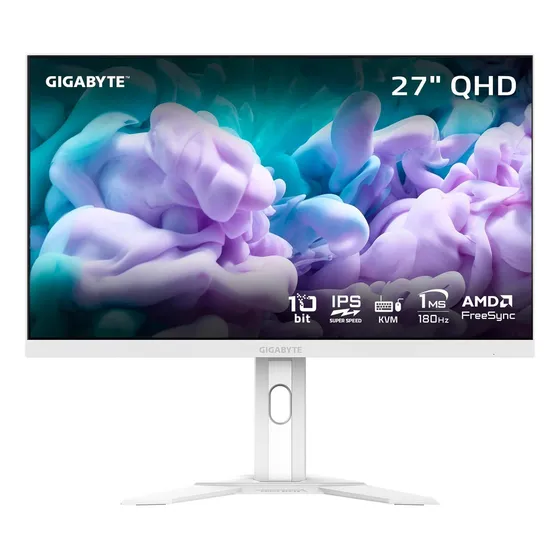 Monitor 27 Gigabyte M27qa Ice Gaming Ips 2k Qhd Color Blanco