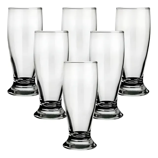 Conjunto De Copo Chopp Munich Nadir Figueiredo 6 Peças 300ml Cor Transparente