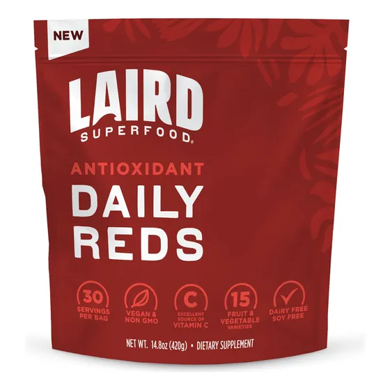 Laird Superfood Antioxidant Daily Reds En Polvo, Radicales L