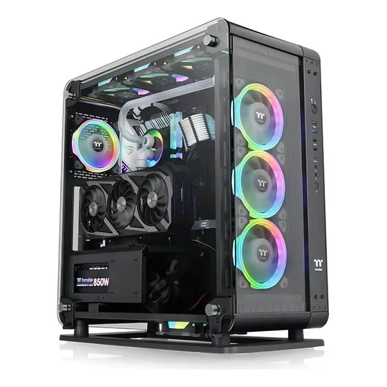 Gabinete Gamer Thermaltake Core P6 Vidro Temperado Atx Preto