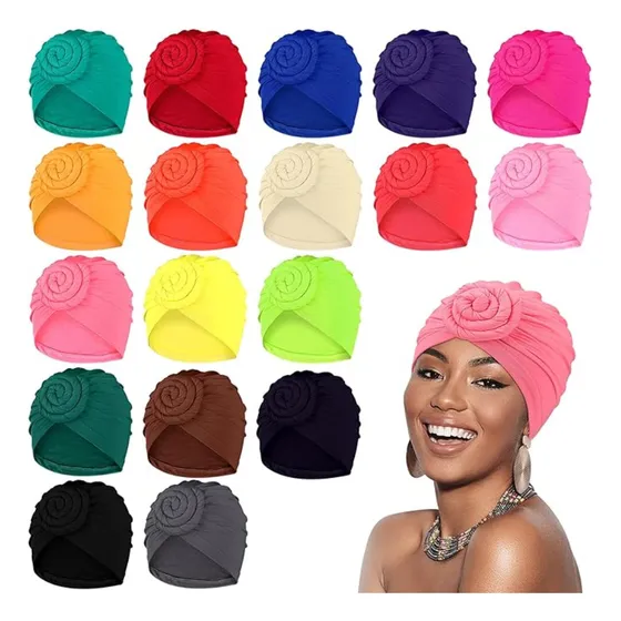 Turbante Gorro Con Moño Varios Modelos Dama