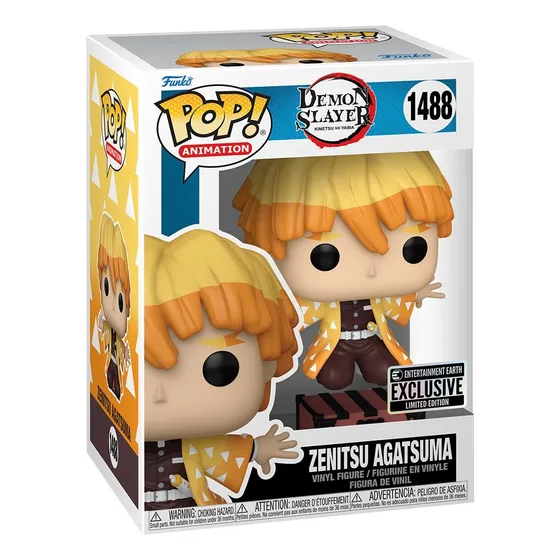 Funko Zenitsu Demon Slayer - Entertainment Earth Exclusive