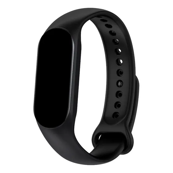 Malla Siliconada Para Xiaomi Mi Band 5 / 6 / 7 Smartwatch Negro