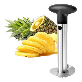 Rebanador Descorazonador Piña Cortador Acero Inoxidable Pela Rebanador Descorazonador Piña Cortador Acero Inoxidable Pela