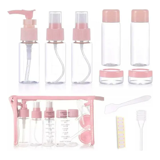Kit Botellas Portátiles De Viaje Para Cosméticos 11 Uds