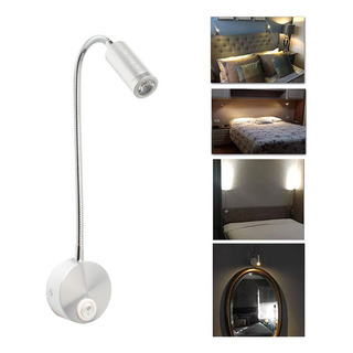 Arandela Cabeceira Cama Articulada De Leitura Led C Arandela Cabeceira Cama Articulada De Leitura Led C