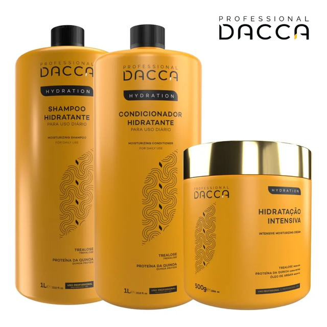 Kit Shampoo 1l + Condicionador 1l + Hidratação Profissional Kit Shampoo 1l + Condicionador 1l + Hidratação Profissional
