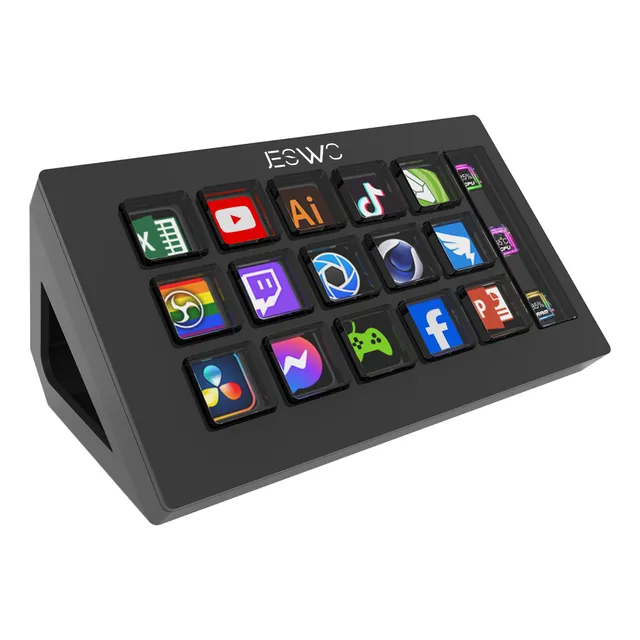 Teclado Visual Stream Deck 15 Telcas Personalizable Jeswo