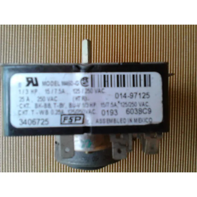 Taimer Secadora Whirpool Americano N; De Parte  8299778