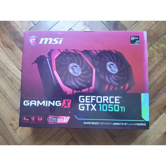 Tarjeta De Video Msi Geforce Gtx 1050 Ti X 4gb