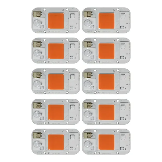 Practiled LED COB CHIP x10 led chip cob 50w cultivo indoor full spectrum