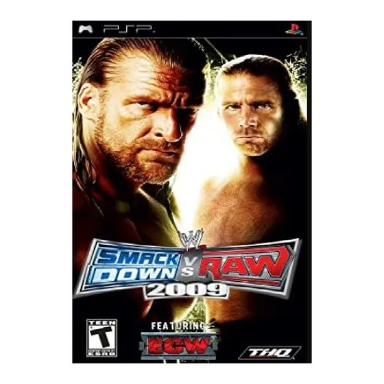Jogo Wwe Smackdown Vs. Raw 2009 Featuring Ecw - Psp - Usado*