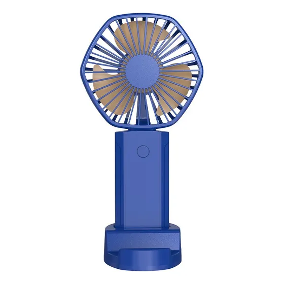 Mini Ventilador De Mano Larga Duración Con Soporte Celular