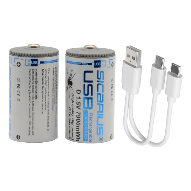 Pilas D Recargables Usb C Calefont Baterías Calefón Califont