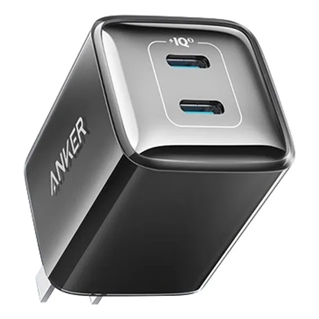 Cargador Usb C Dual 40w Pd Anker Nano Pro 2 Puertos C Negro