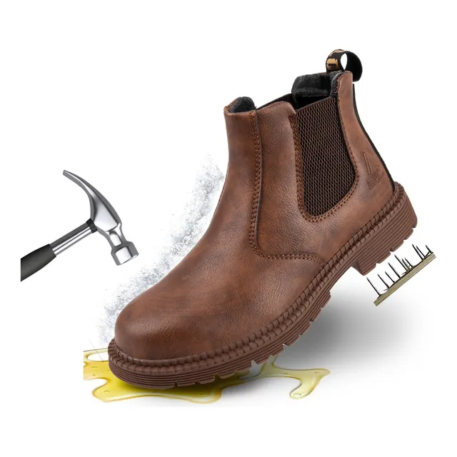 Botas De Trabajo Para Hombre Zapato De Seguridad Industrial