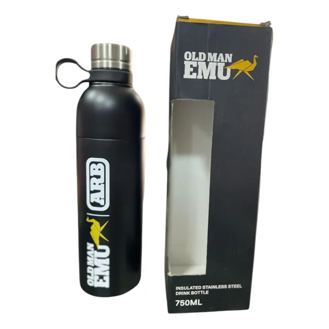 Botella De Agua Ome Arb 750ml Negro