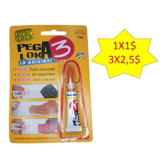 Pega Loka Instantanea 3g Original Tienda Fisica Spf