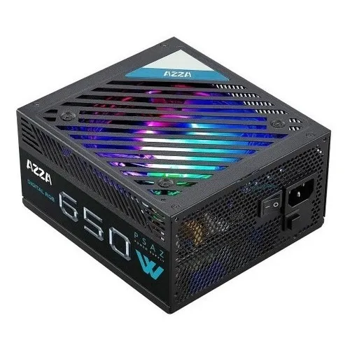Fuente Pc Gamer Azza Rgb 650w 80 Plus Bronze