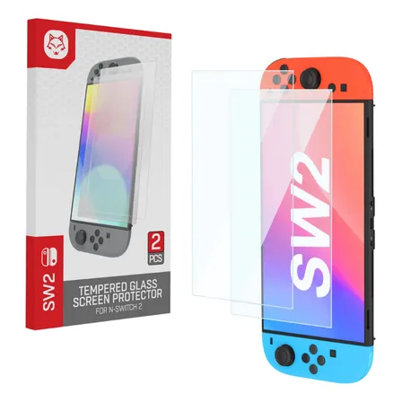 Vidrio Templado Compatible Con Nintendo Switch 2 /2 Unidades