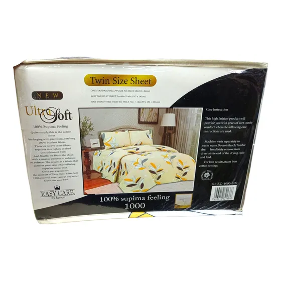 Juego De Sábanas Individual Ultra Soft Por Unidad