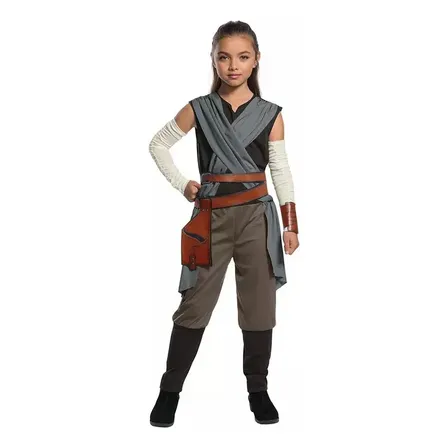 Star Wars De Halloween Rey Traje Cosplay Para Niños Grises