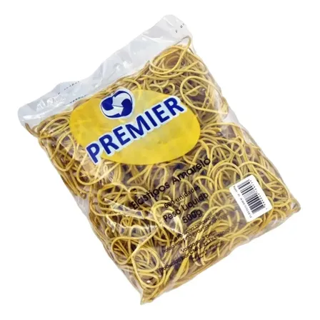 Elástico Látex Premier Borracha N18 500g 600 Unidades Marrom