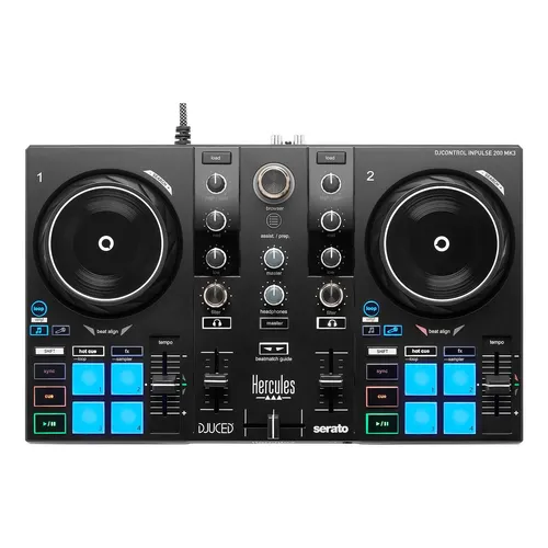 Hercules Djcontrol Inpulse 200 Mk2 Preto | Parcelamento sem juros