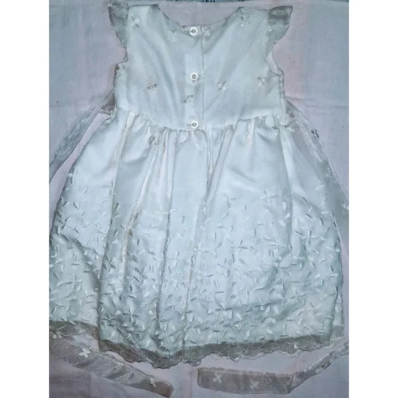 Vestido De Bautizo O Fiesta Para Niña Usado  Una Vez