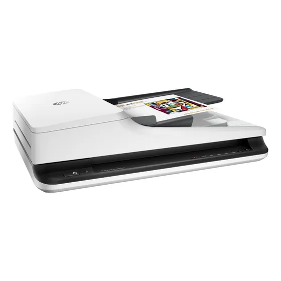 Escaner Hp Scanjet Pro 2500 F1 Cama Plana Adf Duplex Scanner Color Blanco