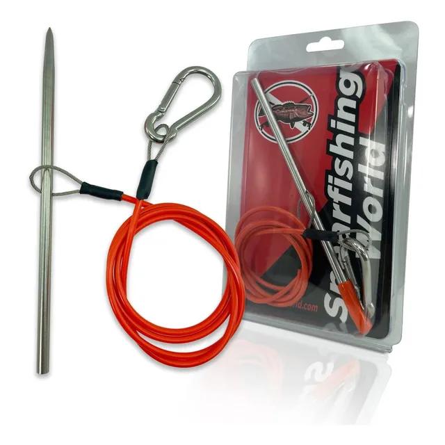 Cuerda Para Pesca Submarina Cable Acero Inoxidable Mosqueton