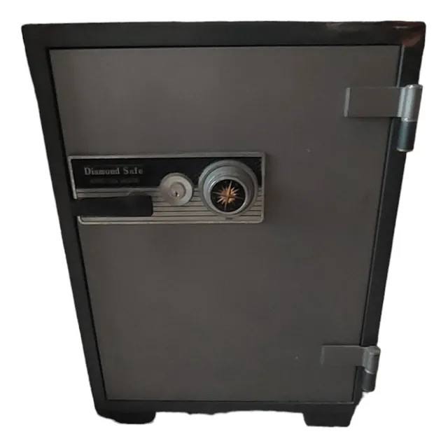 Caja Fuerte Antigua Duamond Safe Nippon Cash Machine Usada.