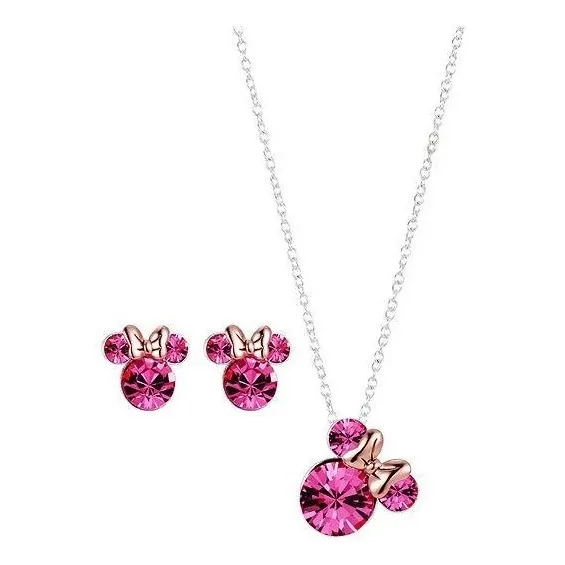 Collar Y Aretes De Disney Para Niñas