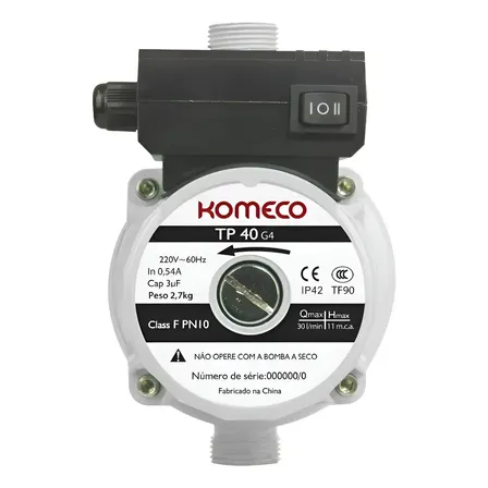 Pressurizador Komeco Tp 40 G4 120w 30l/min