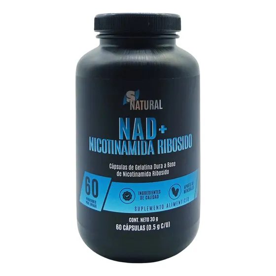 Nad+ Nicotinamida Ribosido 60 Cápsulas Snatural