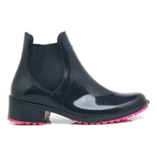 Bota Galocha Feminino Coturno Borracha Impermeável Chuva