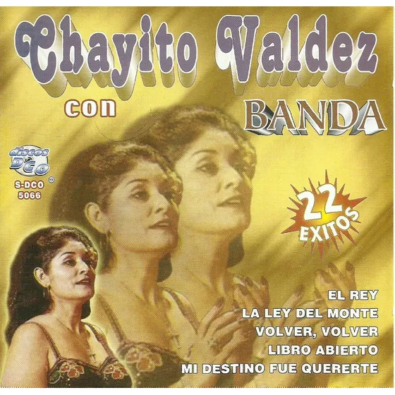 Chayito Valdez Con Banda 22 Éxitos | Cd Música Nuevo