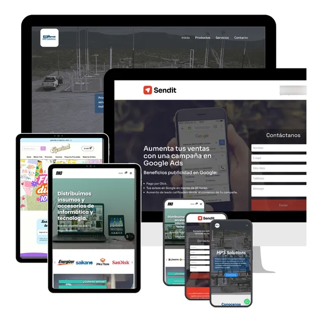Sitio Web Profesional Diseño Y Desarrollo De Página Web