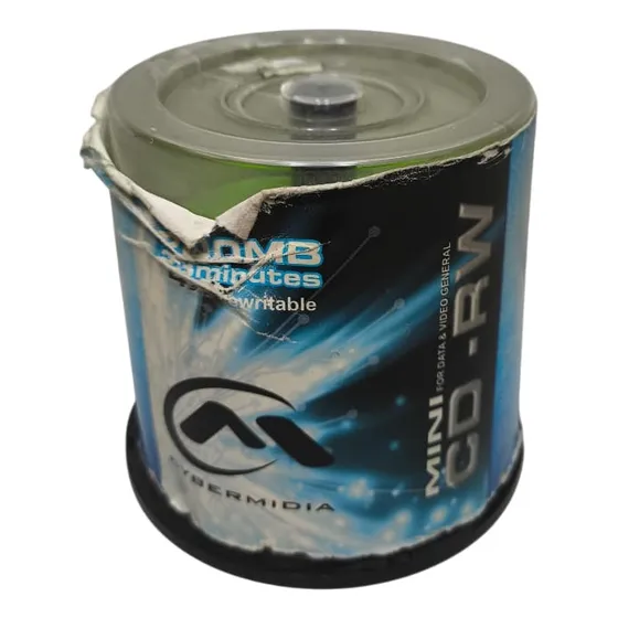 30 Mini Cd-rw Cybermidia 200mb 4x Novo