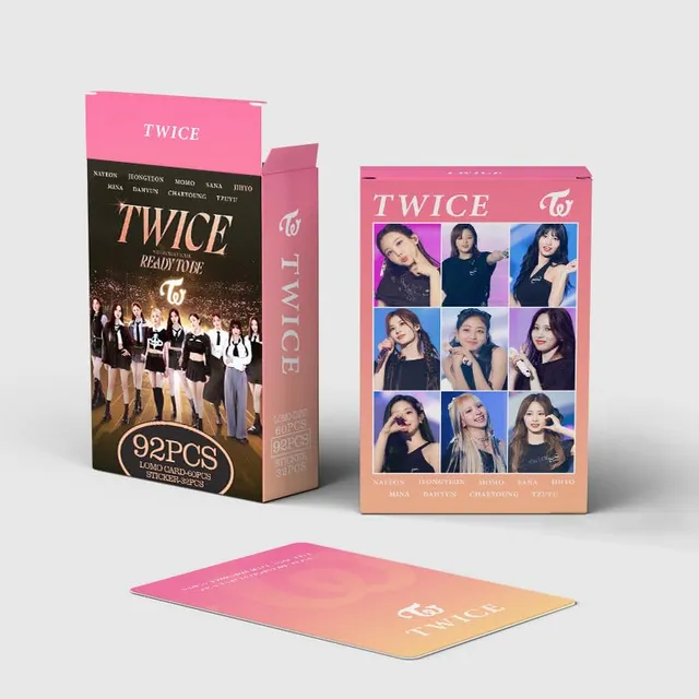 Kaizukichin Lomo Kpop Cards 92 Stars Album Twice Ready To Be