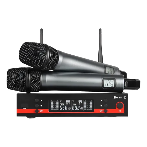 Microfone Sem Fio Duplo Uhf Ew 100 G3-e835 Profissional Preto