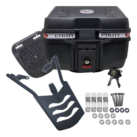 Kit Bau 35 L + Bagageiro Nmax160 2021 A 2024 Metalx + Stoned Kit Bau 35 L + Bagageiro Nmax160 2021 A 2024 Metalx + Stoned