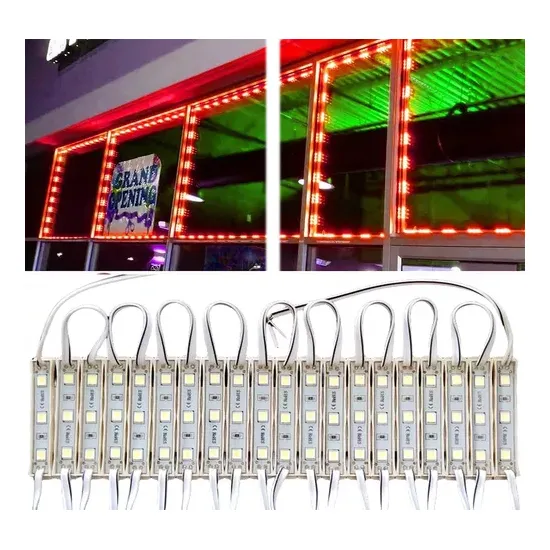 40 Modulo Led 5050 Ip65 Rojo Azul Ámbar Verde Y Blanco