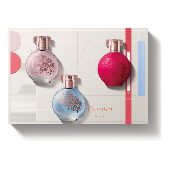 Perfume Floratta Colônia Spray 30 Ml - Presente (3 Itens) Perfume Floratta Colônia Spray 30 Ml - Presente (3 Itens)
