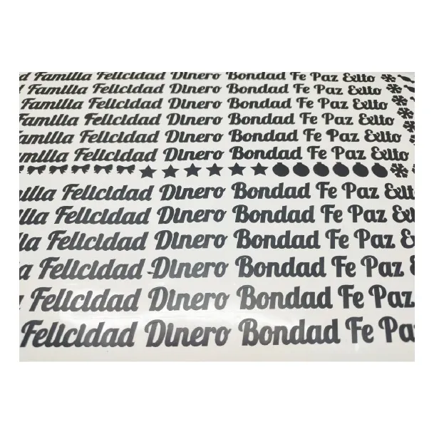 Stickers Velas Bolas Navideñas Deseos Nombres 130 Unidades