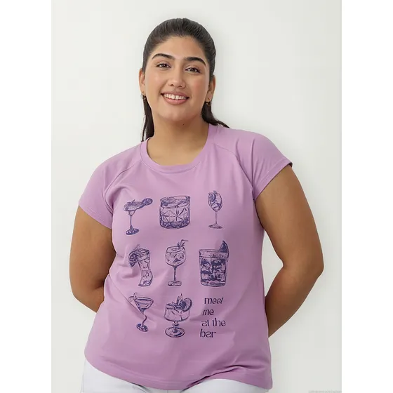 Remera Algodón Premium Estampa Base Dama T-especial
